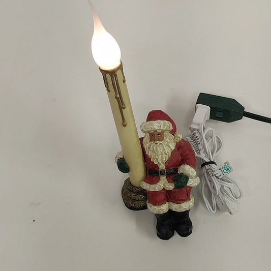 Designer's Choice Santa Shelf Sitter Electric Candle Light Plug In Christmas