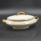 Covered Vegetable Serving Dish Old Abbey Limoges France Antique 12.5" Decorated