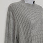 Studio Works Sweater Knit Grey Women's Cotton Long Sleeve Crew Neck Sz XL China