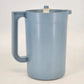 Tupperware 2 Qt Blue Pitcher Push Button Lid Model 1676