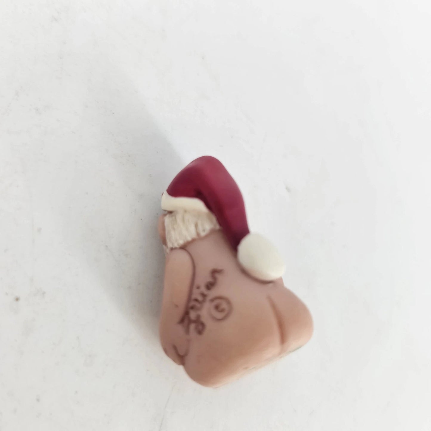 Jillian Miniature Santa Claus Figurine Resin 1.25 Inch