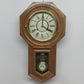 D&A Regulator Westminster Chime Wall Clock Octagon Face 8 Day Movement Oak Case