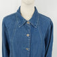 Coldwater Creek Denim Jacket XL Tencel Cotton Lightweight Long Sleeve China