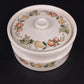 Wedgwood Quince Covered Casserole Dish 1.5 Qt w Lid Oven to Table Fruits England