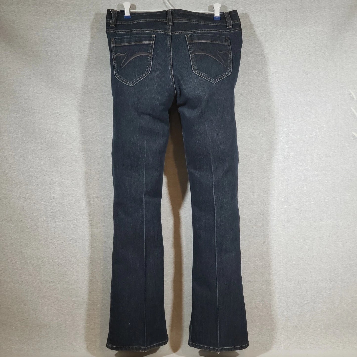 Gloria Vanderbilt Amanda Jeans Sz 10 Womens Blue Denim Creased 34x32 Classic Fit
