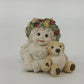 Dreamsicles Playmates Cherub Teddy Bear Figurine DC020 1.75" 1996 Vtg Cast Art