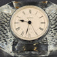 Linden Crystal Quartz Desk Clock Tabletop Crystal Clear Glass 4" West Germany