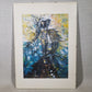 La Aurora Print of Acrylic Painting 1996 by Zaida del Rio Cuban Artist 20" x 28"