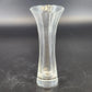 Vintage Lenox Optika Full Lead Crystal Bud Vase Clear Swirl 7 Inch