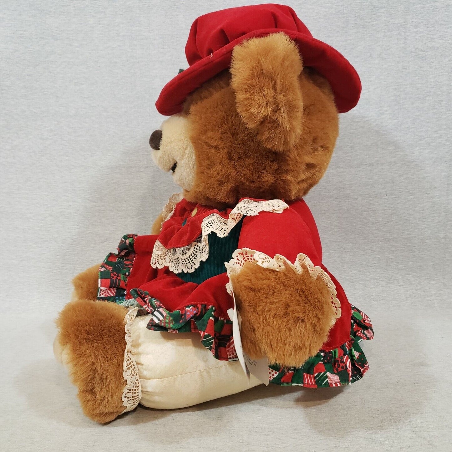 Vintage NWT 1994 K-Mart Christmas A Teddy Bear Lane Stuffed Animal Plush Toy