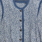 Andrea Gayle Blue White 2 Piece Skirt Suit Set Plus Size 20