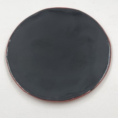 Vintage Lacquerware Coaster Set – 6 Matching Ceramic Foo Dog Coasters in Black, Red & Gold with Storage Box – Asian Guardian Lion Motif