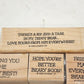 4 Wood Rubber Stamps Moral Support & Bear Theme by Stampin' Up! 1999