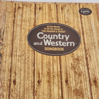 Readers Digest Country & Western Songbook w/ Lyric Booklet Sealed Hardcover 1983