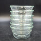 6 Pc Pyrex 463 Clear Glass Custard Cups Bowls Ramekins 6 oz Scalloped Flared Rim