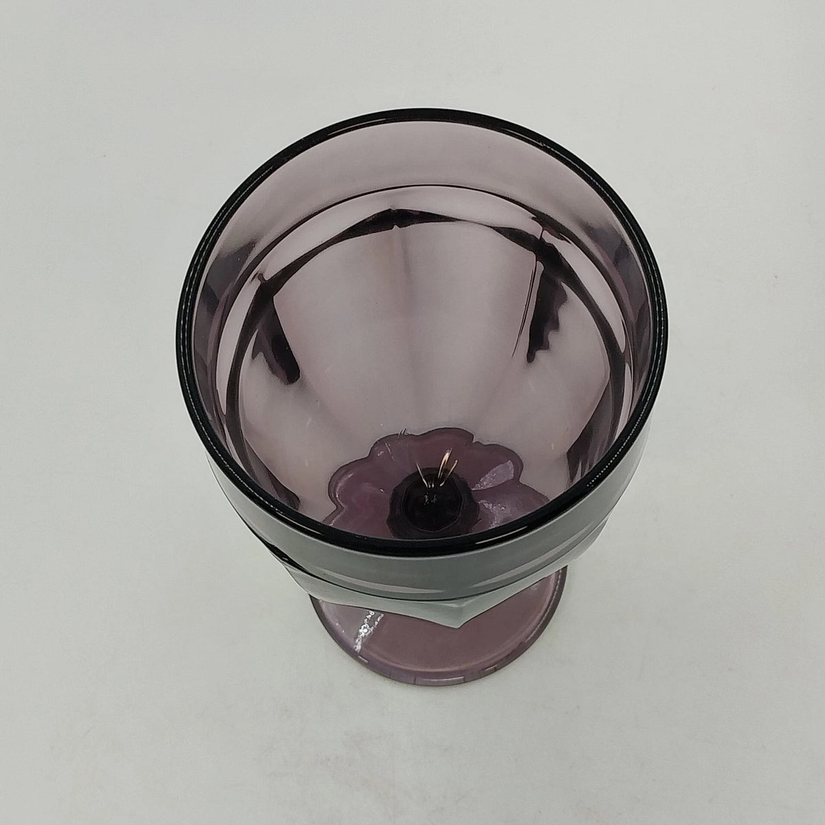 Libbey Fundamentals Classic Colorings Violet Glass Goblets 4 Pieces 16 oz Boxed