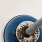Eagle Oil Can Blue Silver Metal USA Thumb Pump 7.75" Oiler Dripper Decor