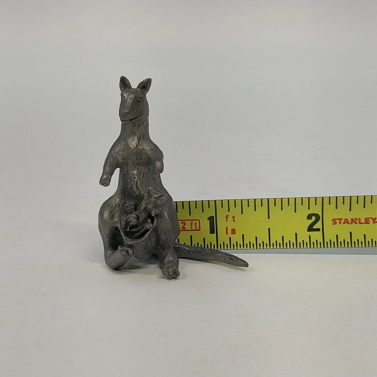 Spoontiques Rawcliffe 3Pcs Pewter Kangaroo Giraffe Dog Miniature Animal Figurine