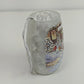 Frosted Glass Snowman Cardinal Winter Scene Vase Light Plug In Christmas 5.25"