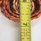 Set of 2 Vtg Straw Rattan Woven Trivets 7" Braided Kitchen Hot Pads Boho Decor