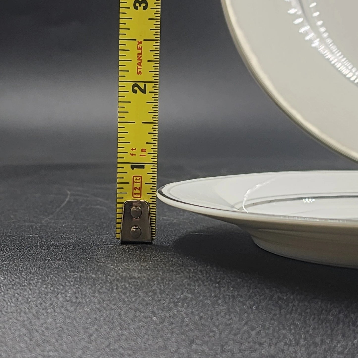 Noritake Crest 6 Piece Place Setting Lily of the Valley 5421 Platinum Trim Vtg