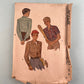 McCall's 6165 Vintage Sewing Pattern 1945 Boys Shirt Three Variations Size 6
