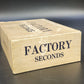 Factory Seconds Number 30 Empty Cigar Box Cardboard Hinged Storage 8.5" Vintage