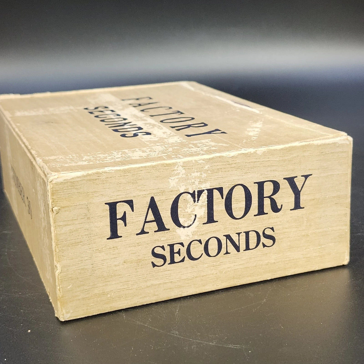 Factory Seconds Number 30 Empty Cigar Box Cardboard Hinged Storage 8.5" Vintage