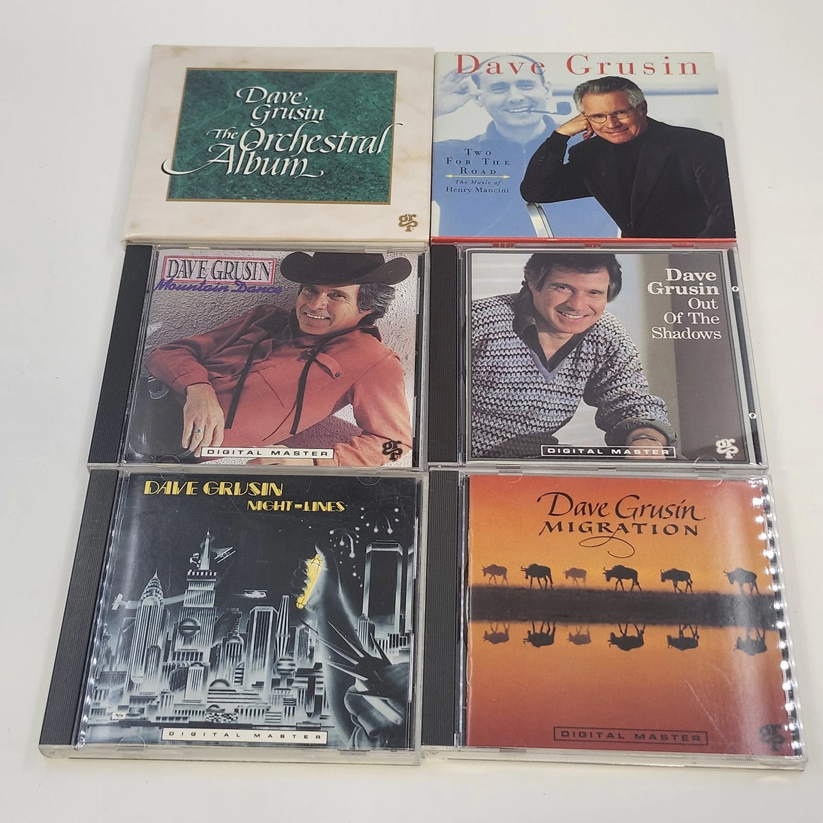 Dave Grusin 6 CD Night-Lines Migration Mountain Dance The Orchestral GRP Records