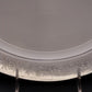 Noritake Cumberland Oval Serving Platter 11" White Flower Platinum Vintage Japan