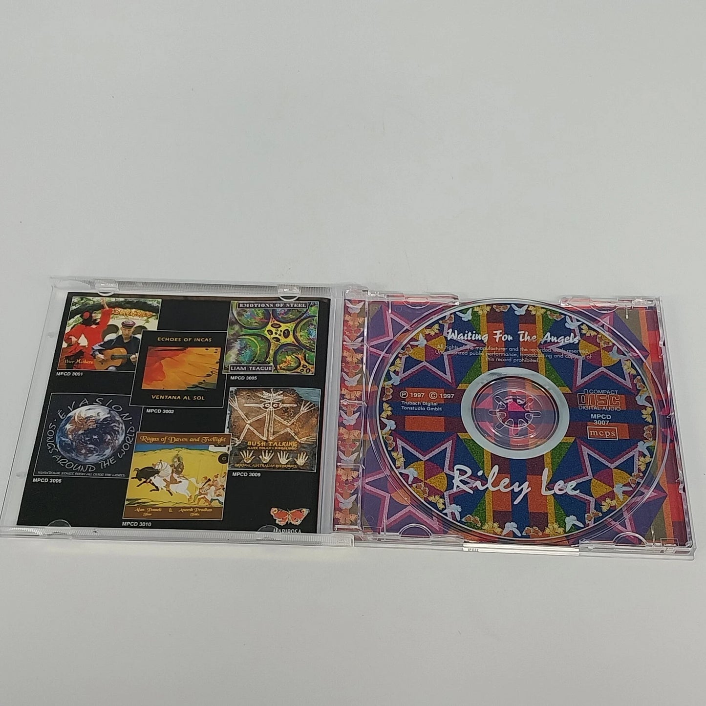 Riley Lee Waiting for the Angels CD 1997 Mariposa New Age World Ambient