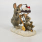 Silvestri Charming Tails Christmas Stroll Dean Griff 1990s Mouse Figurine China