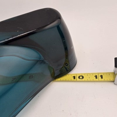 Ashtray Triangular Blue Cigar 10" Viking Bluenique 1960's Mid Century Modern