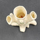 Belleek Shamrock Tree Trunk Bud Vase Vintage Irish Porcelain Made in Ireland EUC