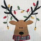 Nicole Miller Christmas Reindeer Table Runner 14"x72" Legs Over Ends New