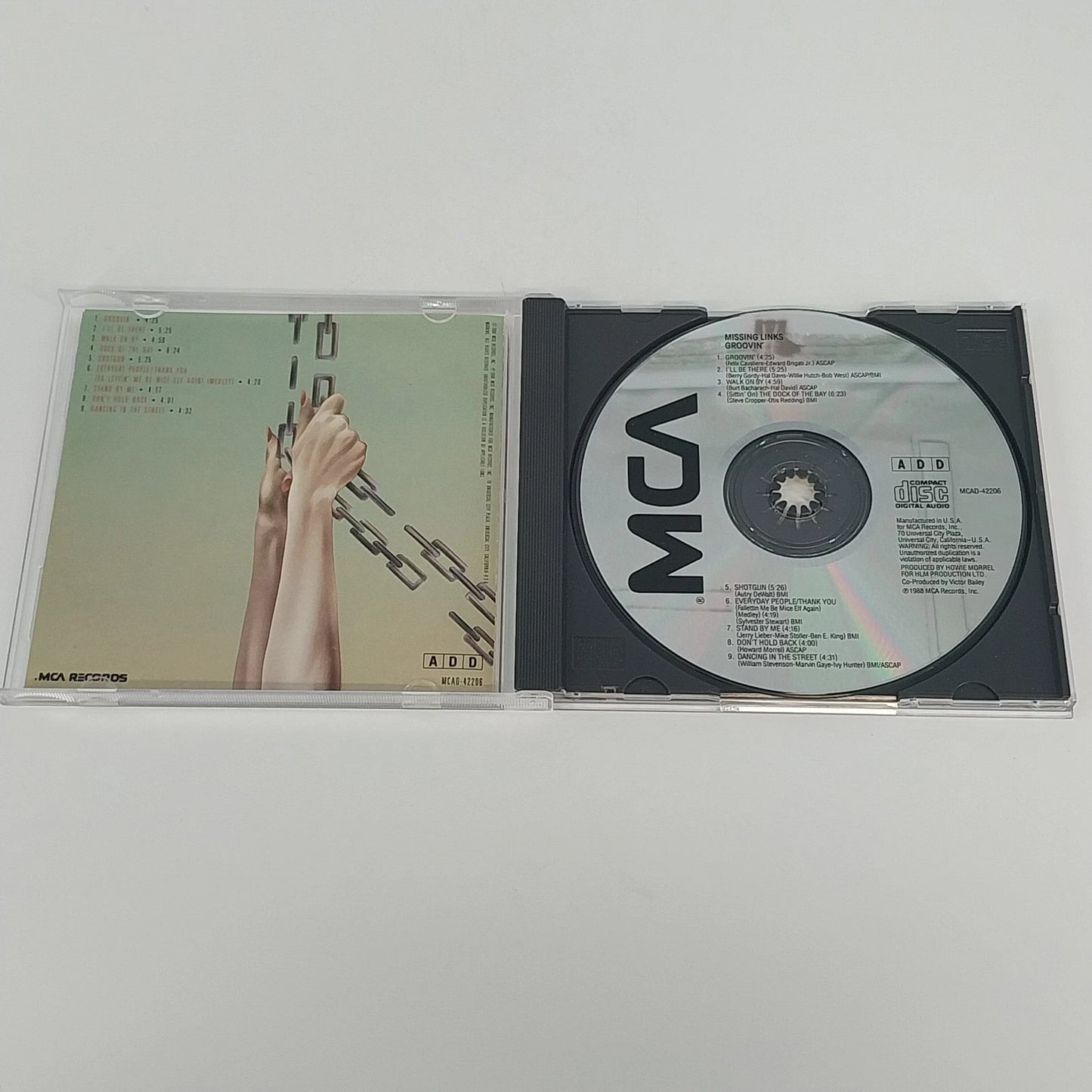 Groovin' Missing Links CD 1988 Lounge Jazz Funk Soul Acid Jazz Compilation MCA