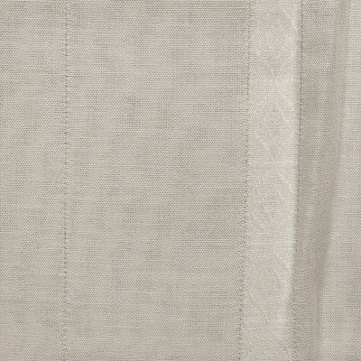 White Long Tablecloth with Embroidery Diamond & Striped Line Design 102" x 58"