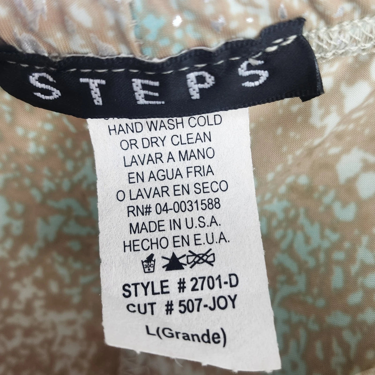 Steps Women's Large Lot 2 Stretch Fit Pencil Skirts Faux Snakeskin Printed USA