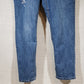 Christopher Banks Distressed Denim Jeans Size 14 Blue Stretch Embellished Women