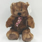 Ganz Chocolate Truffles Teddy Bear with Hearts Bow Stuffed Toy Animal 14"