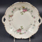 Haviland Limoges "Rebecca" Round Serving Tray – 10" Porcelain with Scalloped Edge, Raised Trellis & Rose Floral Design – Vintage French Tableware