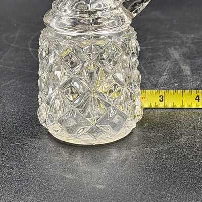 Clear Cruet with Stopper EAPG Fostoria Glass Frisco Line 1229 Vintage 1890-1905