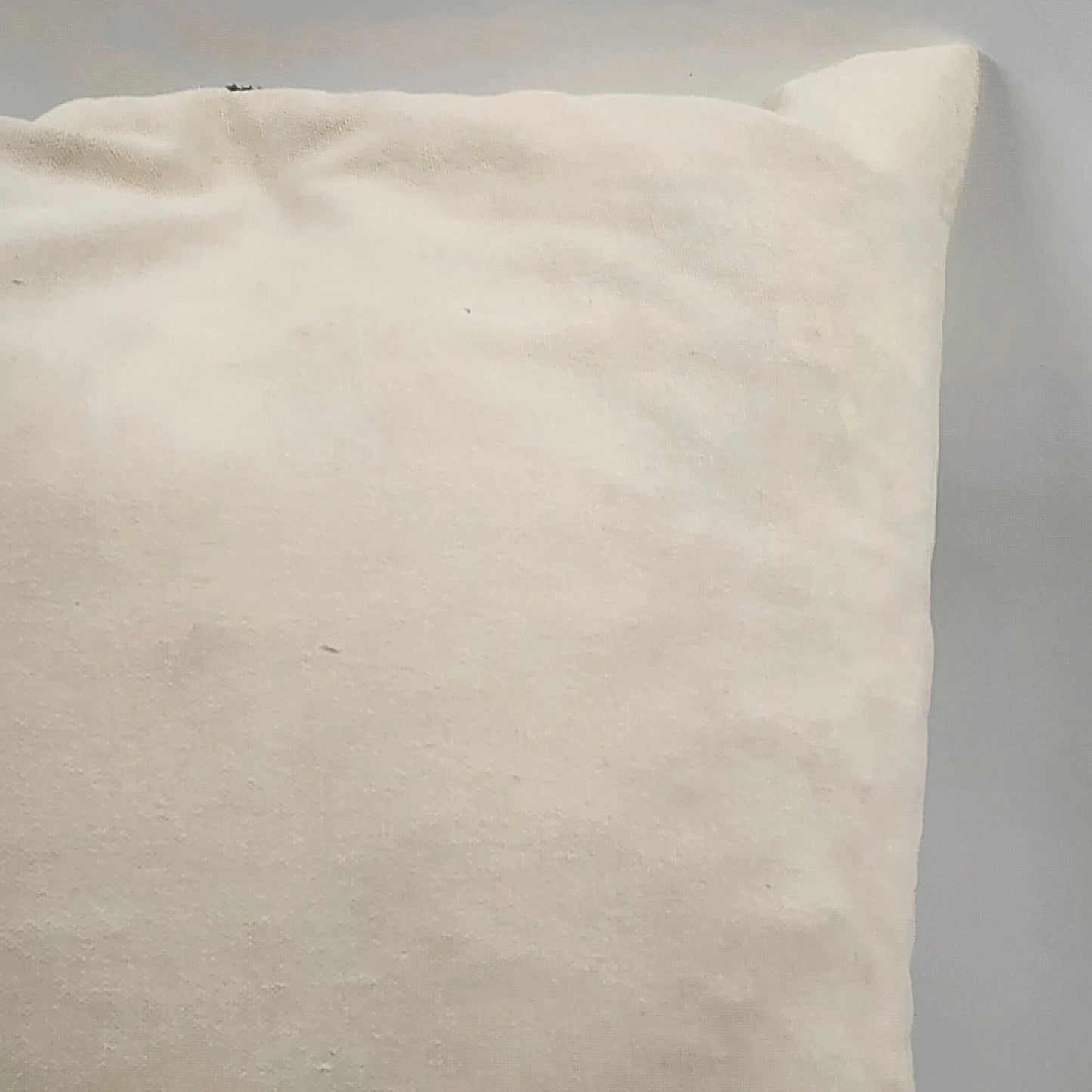 Decorative Down Throw Pillow 20"x20" White Green Embroidered Floral Leaf Pattern