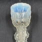 Beads & Bark Novelty Vase by Northwood White Opalescent Goblet 1903 Antique