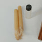 Hand Carved Catholic Sick Call Crucifix Holy Water Candles Wall Cross 2-Piece
