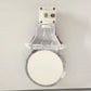 Santa Claus Christmas Night Light Glitter Snow Globe Chimney Plug In Holiday