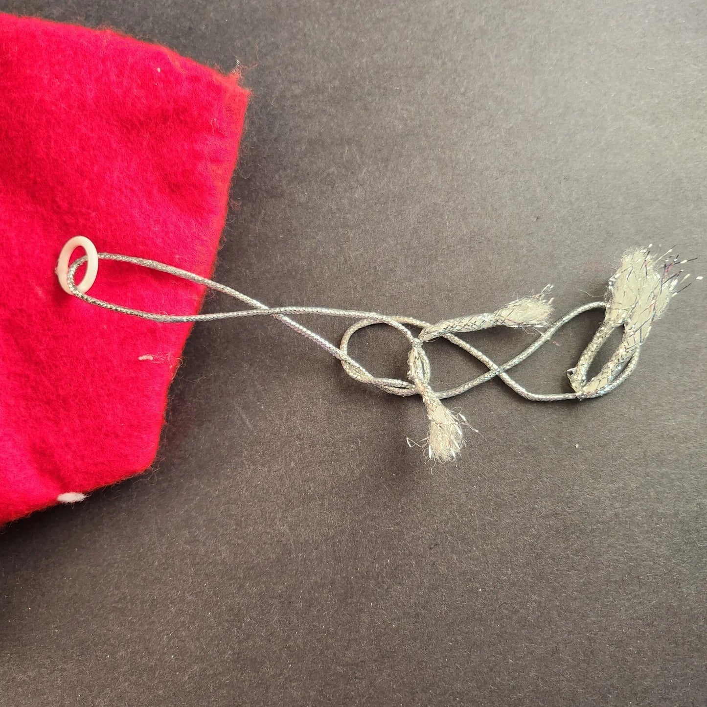 Handmade Wall Hanging Christmas Decorations Santa Claus and Snowman w Hat & Tie