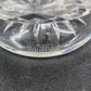 Open Sugar Bowl Waterford Lismore Footed Signed Elegant Crystal Glass
