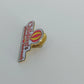 Children's Miracle Network Balloon Logo Enamel Gold Tone Lapel Pin Brooch Vintag