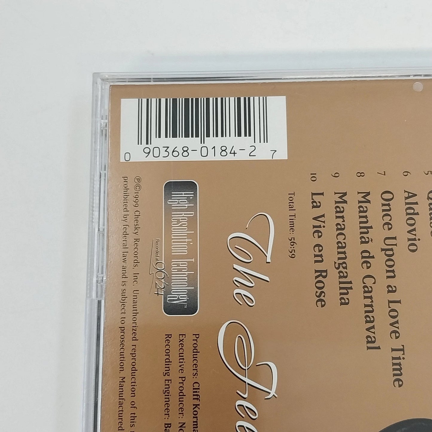 Chuck Mangione The Feeling's Back Chesky Records JD184 Jazz CD 1999